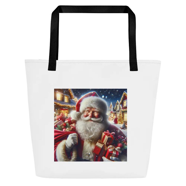 Love Joy Santa With Gifts Tote Bag product image (1)