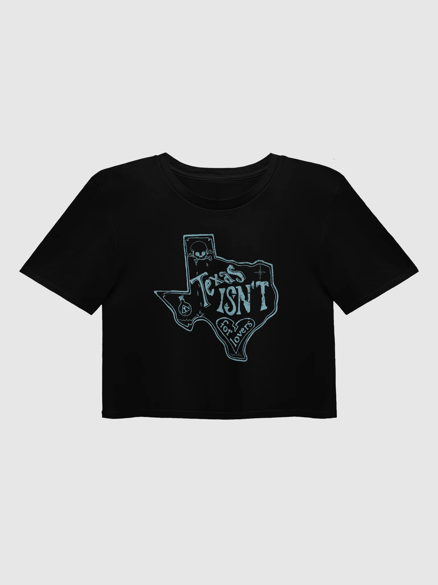 "Texas Isn't For Lovers" Crop Tee product image (2)