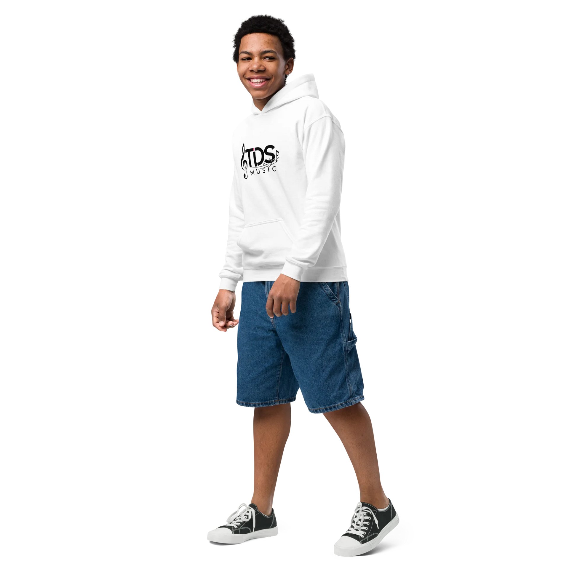 TDS Music Youth Heavy Blend Hoodie in Blue, White, Black (XS-XL) product image (38)