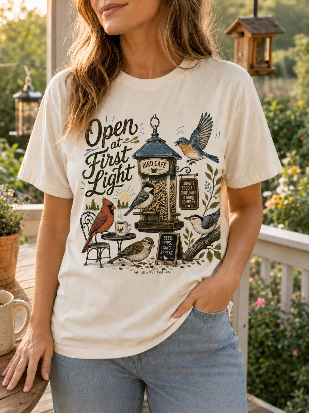 Open at First Light T-shirt product image (2)