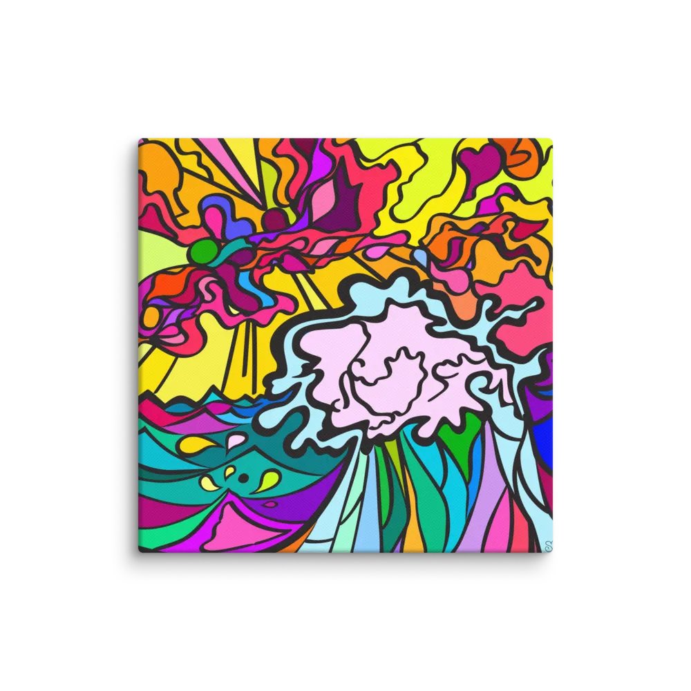 Wave at Sunset - Vibrant Expressions Canvas Collection product image (1)