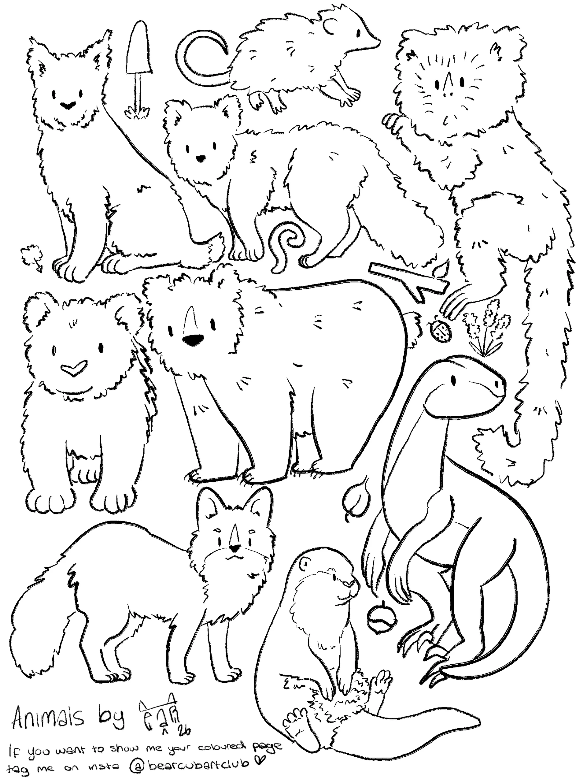 FREE Colouring Pages - Free Digital download! product image (1)