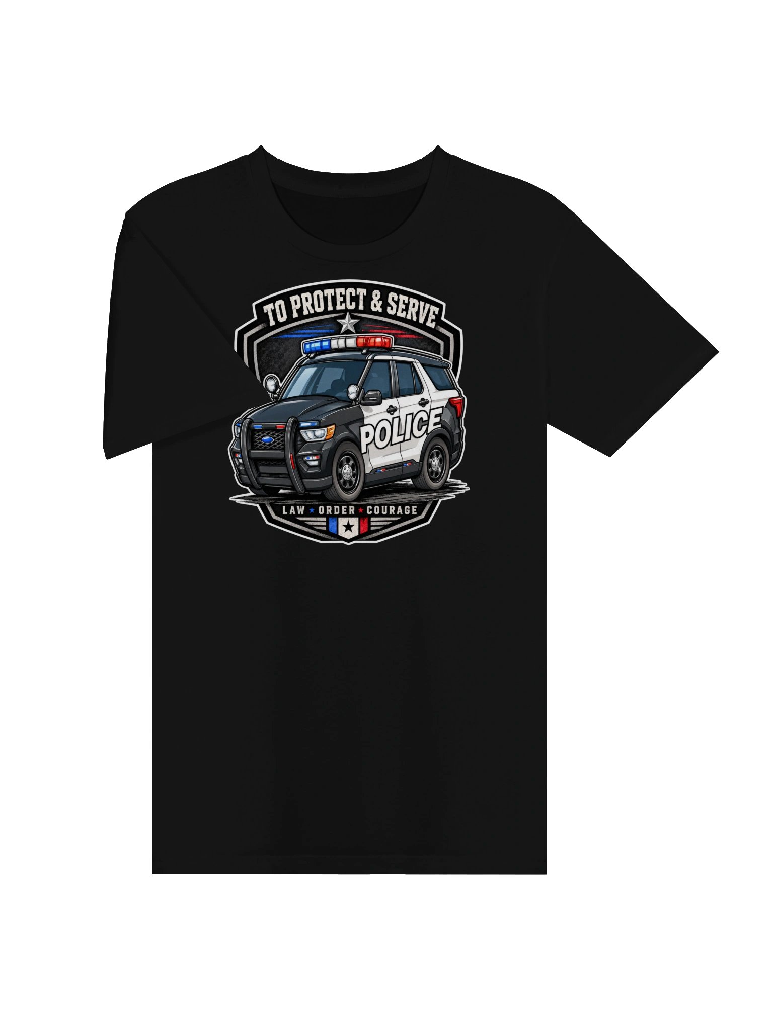 To Protect & Serve Police T-Shirt product image (17)