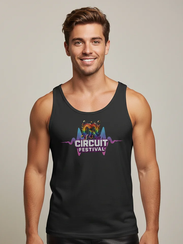 CQ CIRCUIT FESTIVAL – SOFT NEON WAVE TANK product image (1)