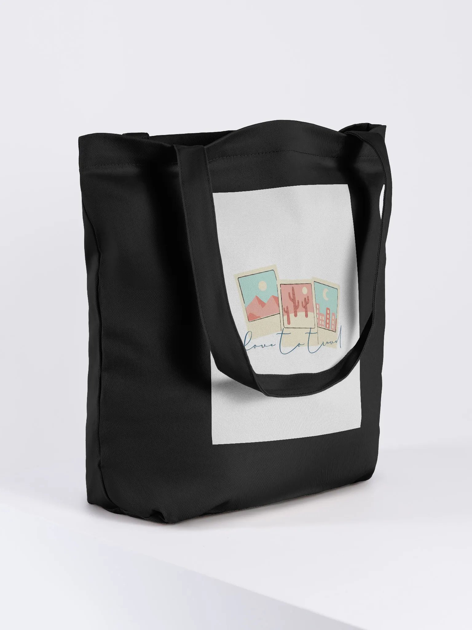 Wanderlust Love to Travel Eco Tote Bag product image (8)