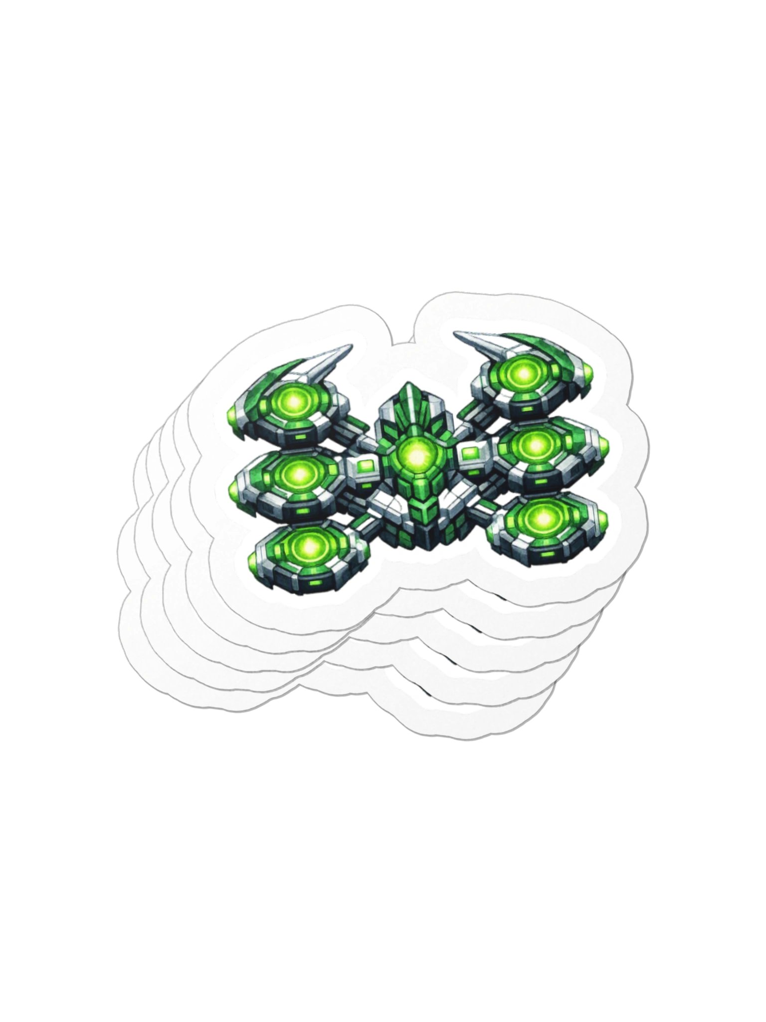 Sector Defense Jade Seraph Die-Cut Sticker product image (3)
