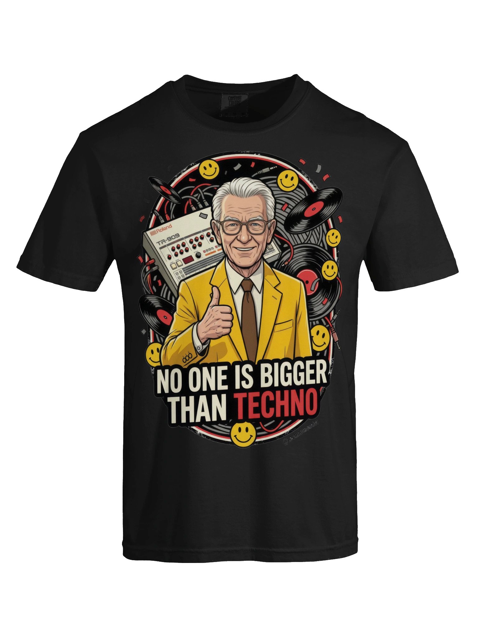 No One Is Bigger Than Techno Double Sided product image (6)