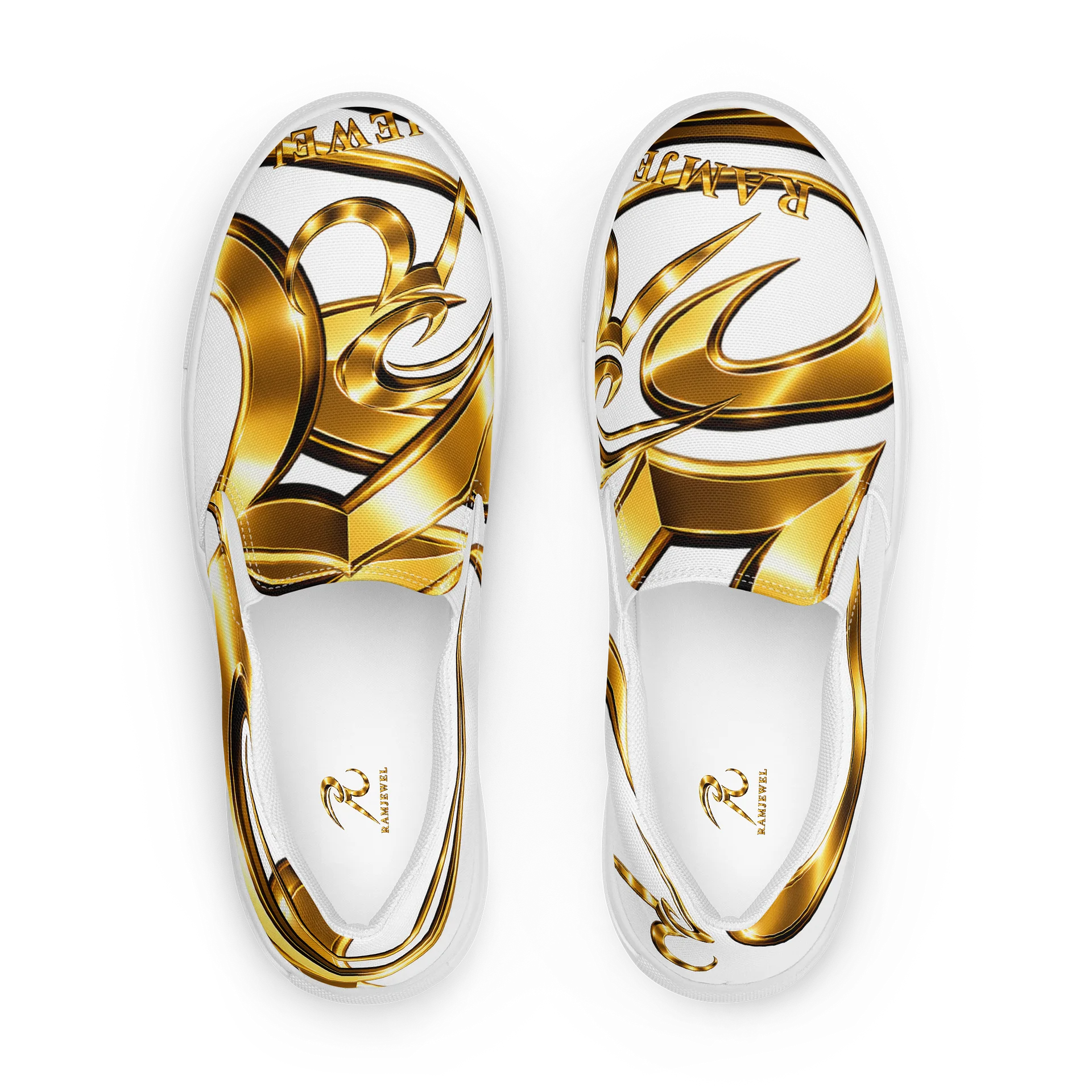 RamJewEL’s R Logo Slip-On Canvas Shoes product image (1)