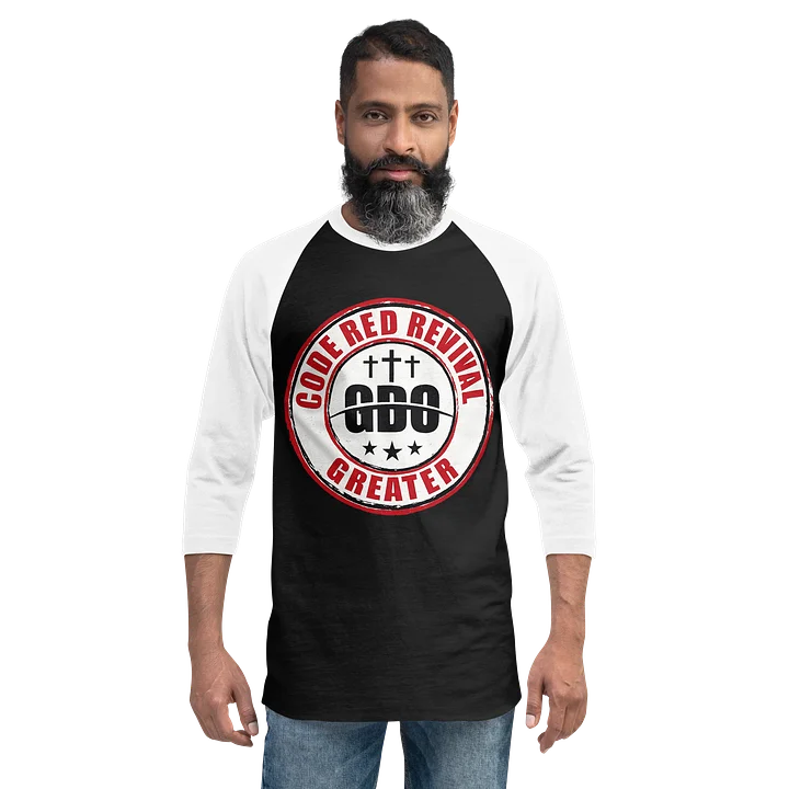 Greater Code Black Mid Sleeve T- Shirt product image (2)