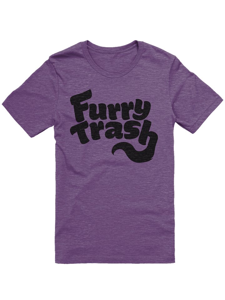Furry Trash Supersoft Tee - Bubble Logo (Black Print) product image (10)