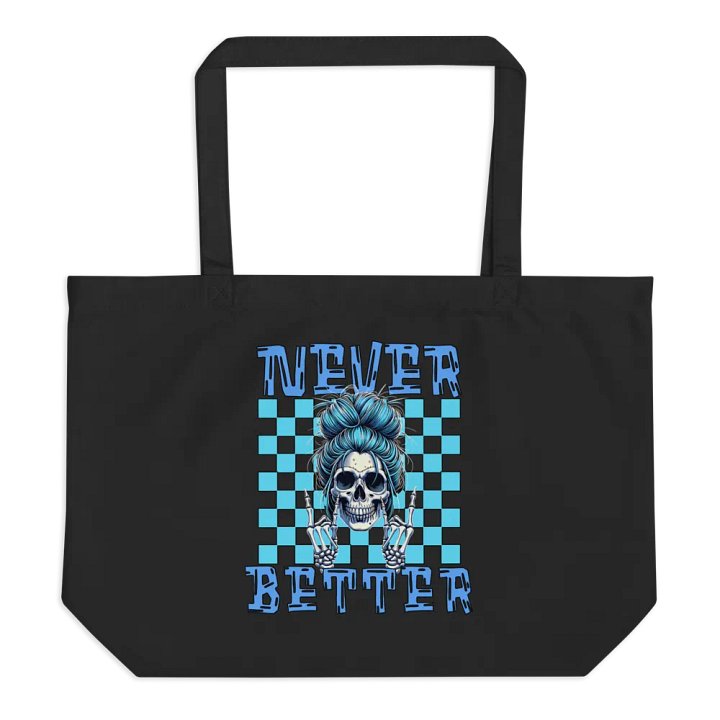 Never Better Skull Woman Rebellious Tote product image (1)
