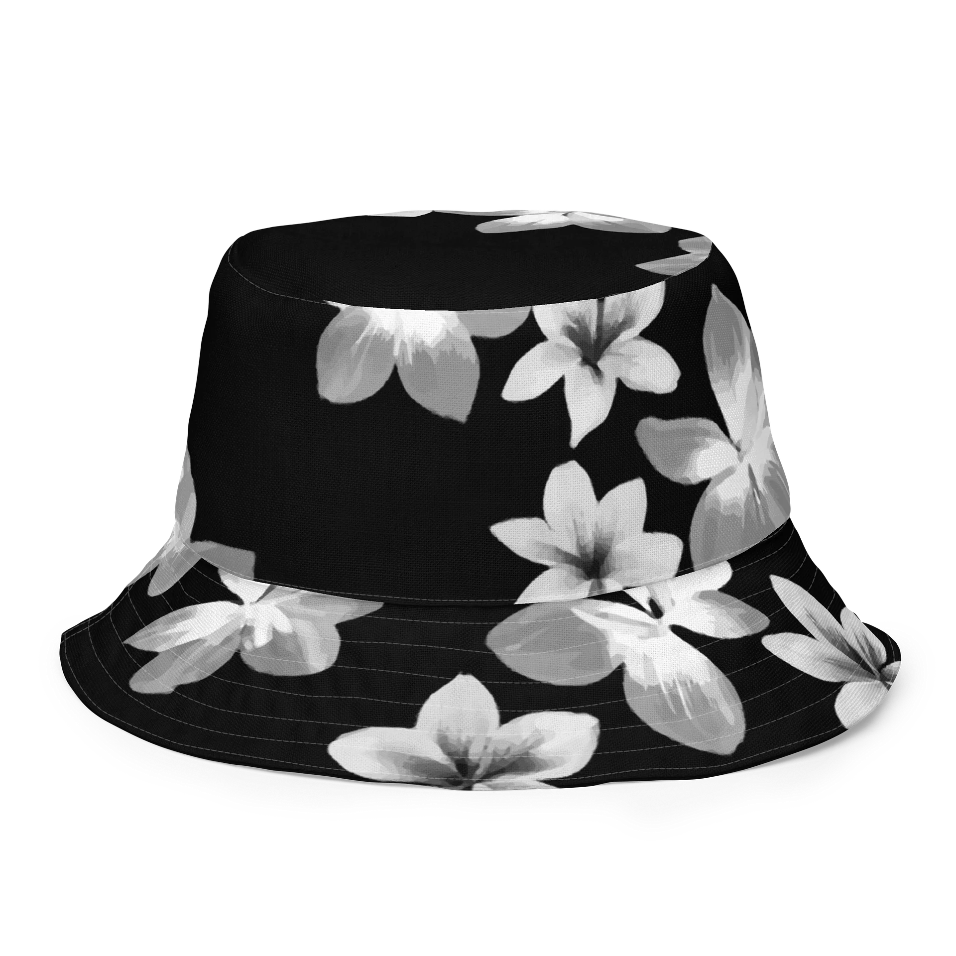 Volcanic Ash - Caribbean Soufriere Flower Print | Reversible Bucket Hat product image (7)