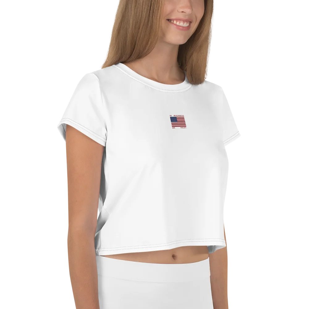 LIMTED EDITION: In Muchness We Trust Crop Top product image (4)