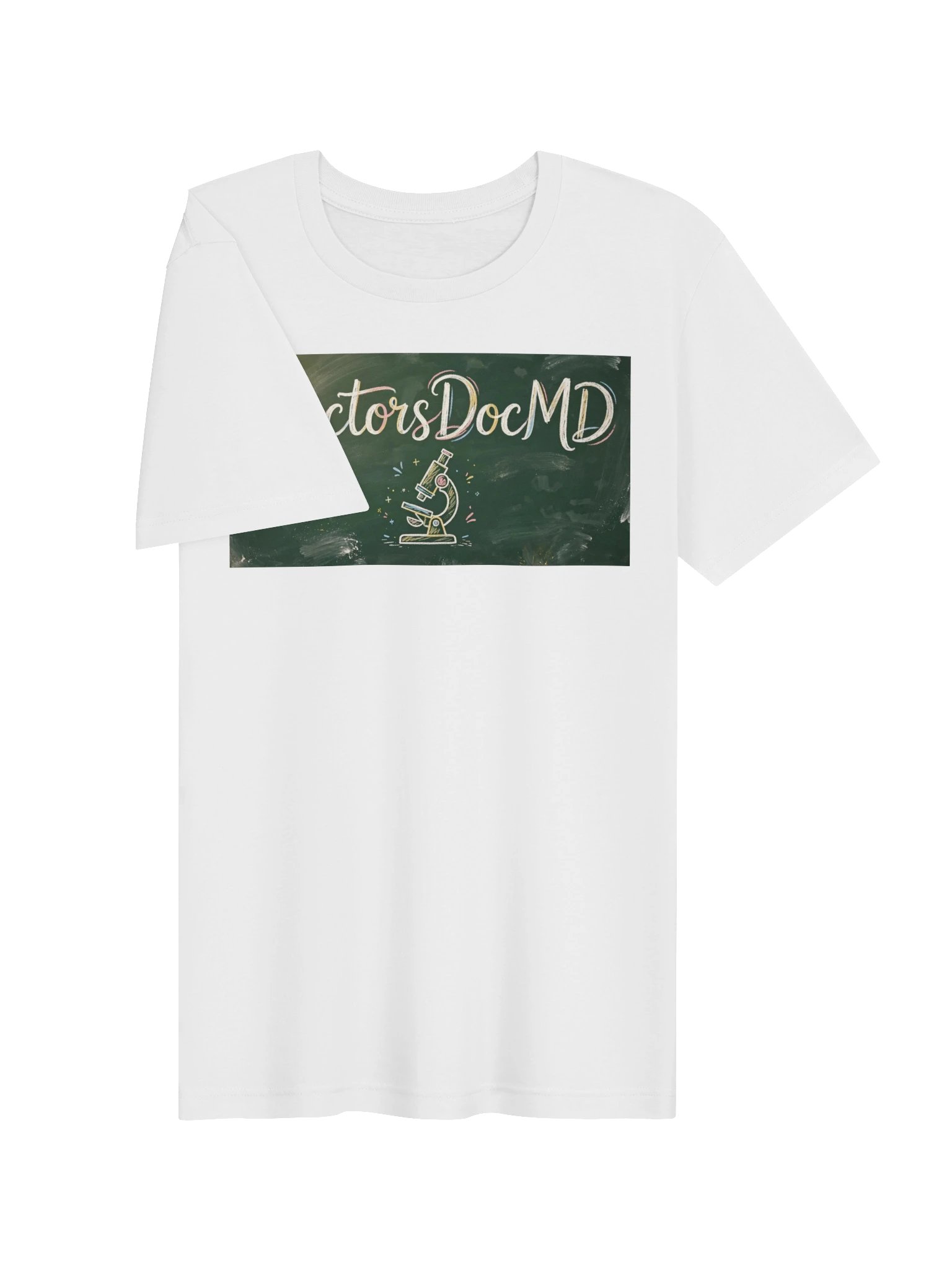 DoctorsDocMD Chalkboard White Tee product image (3)