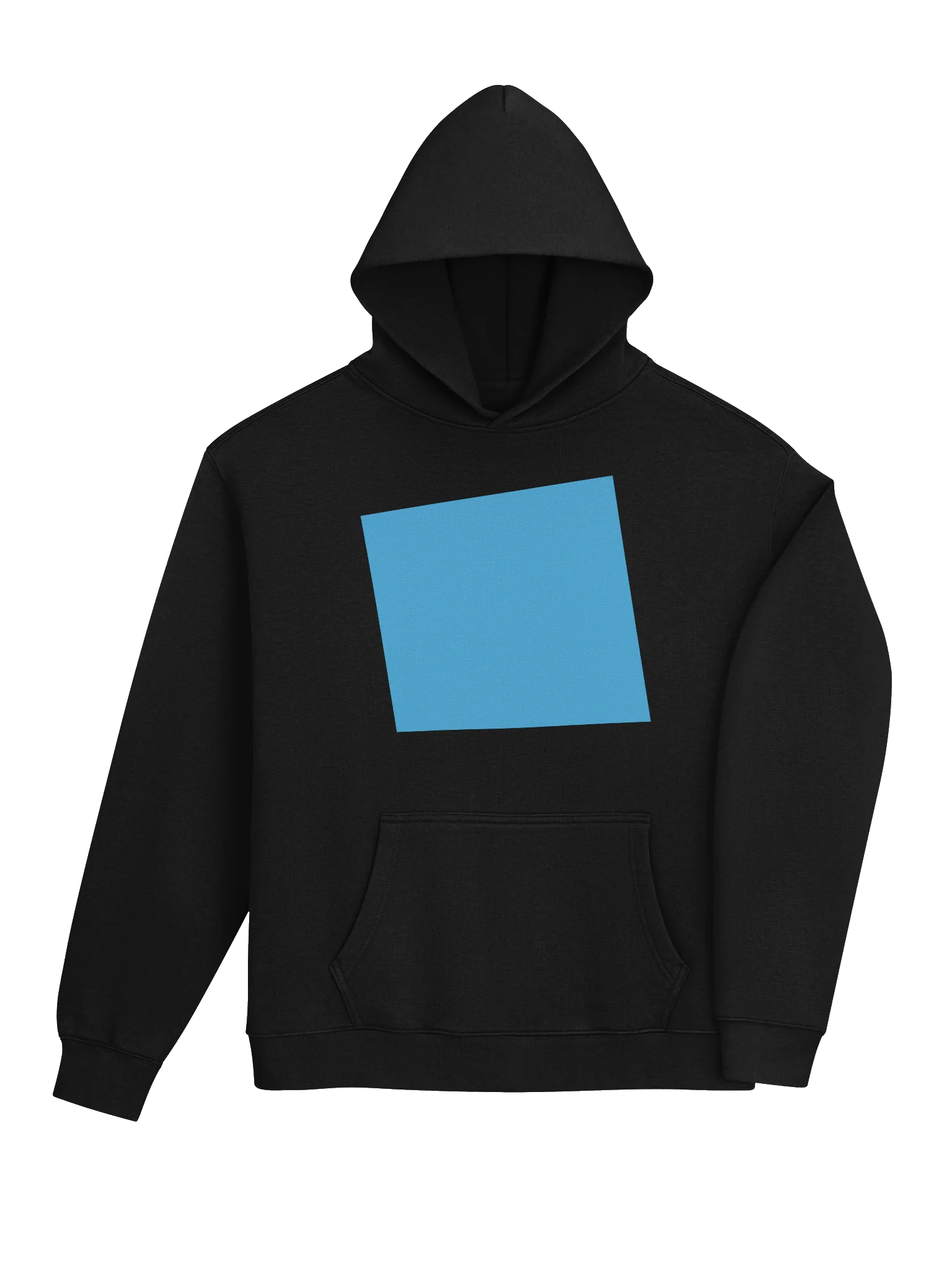 Blue word hoodie product image (15)