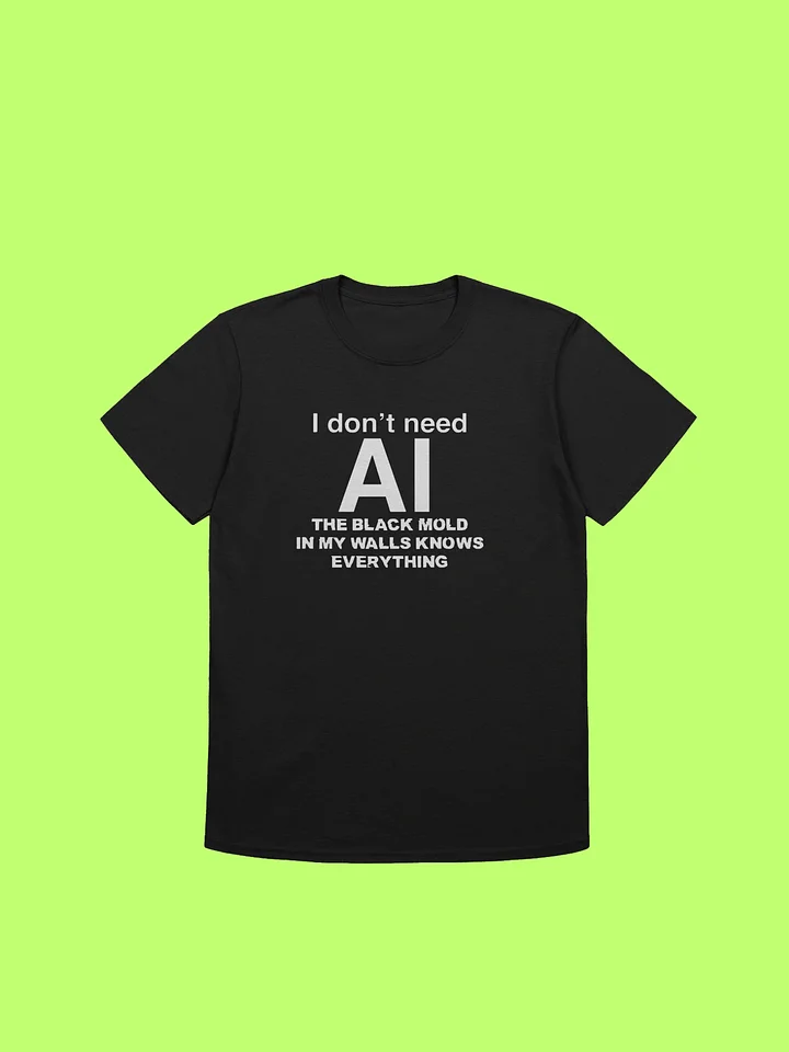 I Don’t Need AI, Black Mold In My Walls Knows Everything Shirt product image (212)