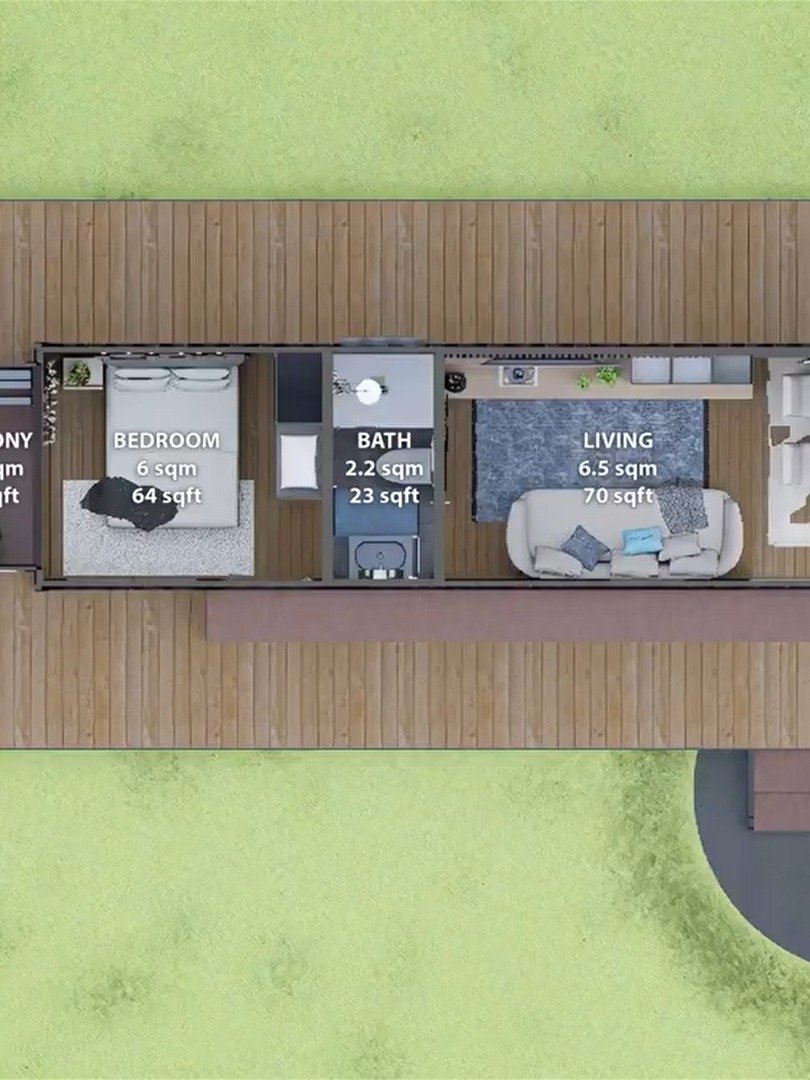 Shipping Container House 05 - Drawings\Blueprints CAD + PDF - Metric & Imperial product image (9)