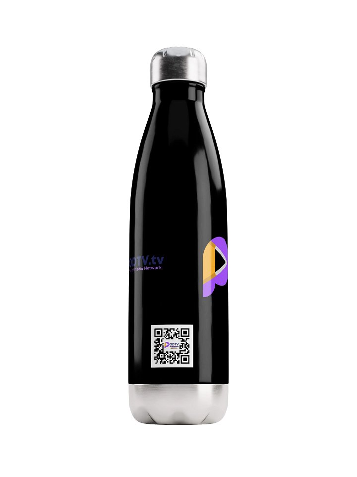 Playful Stainless: PODTV.tv Water Bottle product image (1)