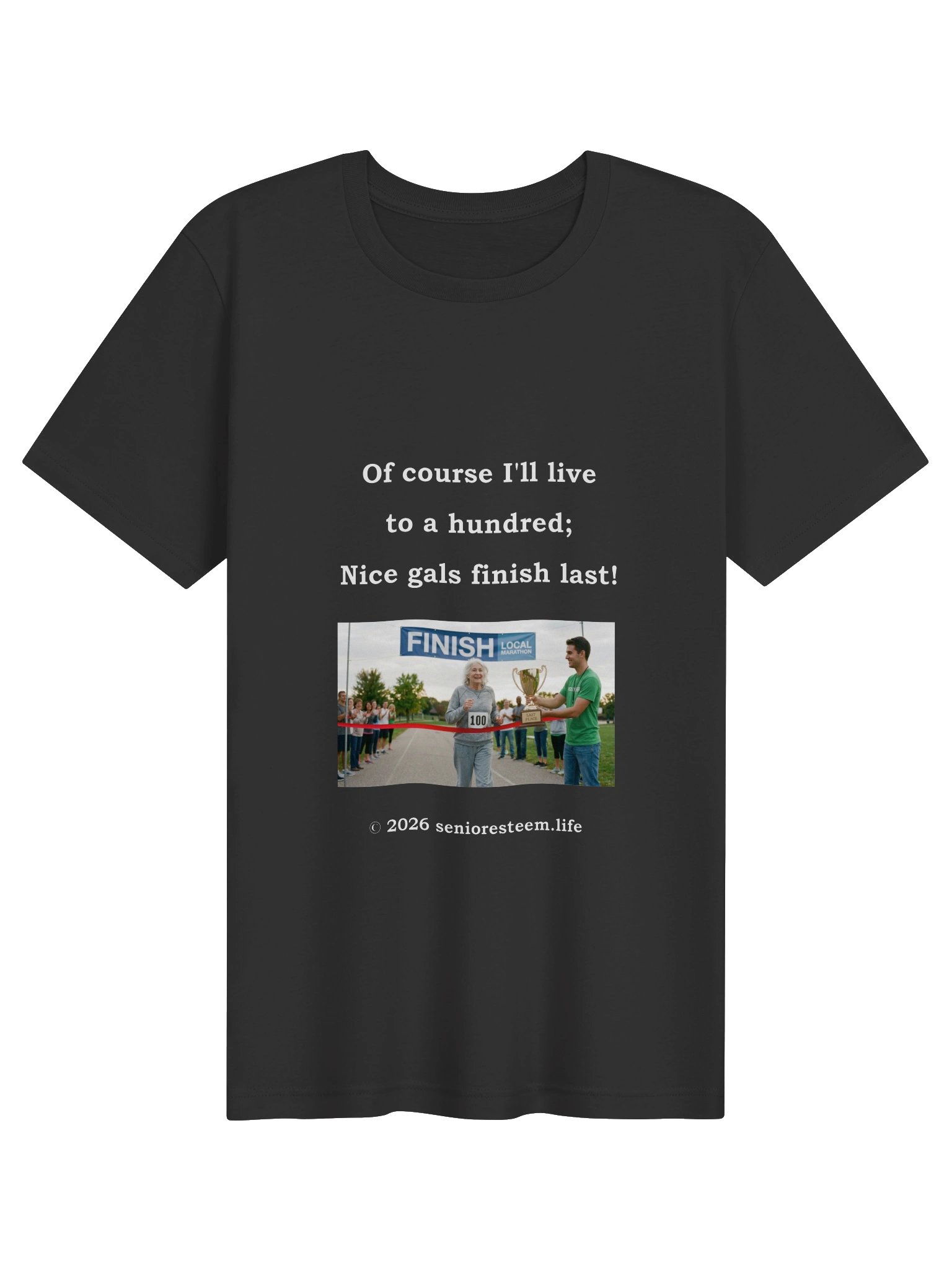 Nice Gals Finish Last Dark-Colored T-Shirt product image (29)