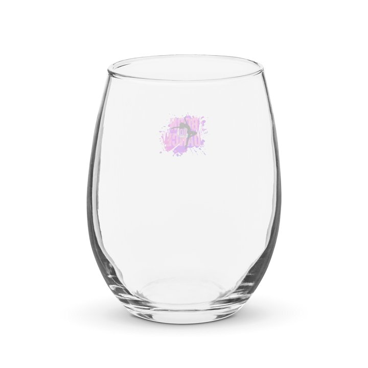 Born to Dance Her Silhouette Tiny Print Reverie Stemless Wine Glass product image (2)
