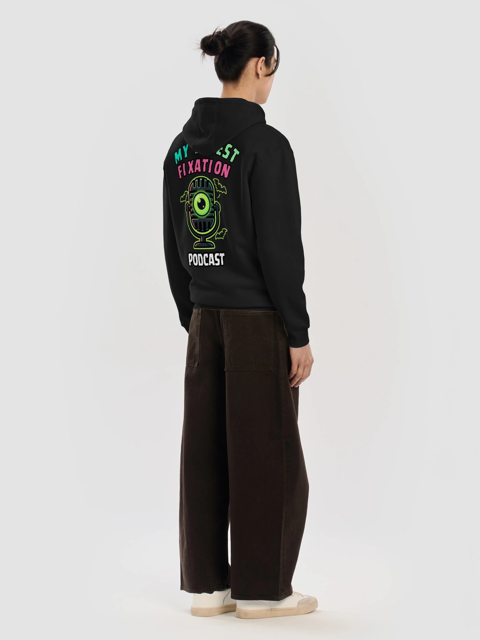 Stay Curious and Tune In Neon Zip Hoodie product image (8)