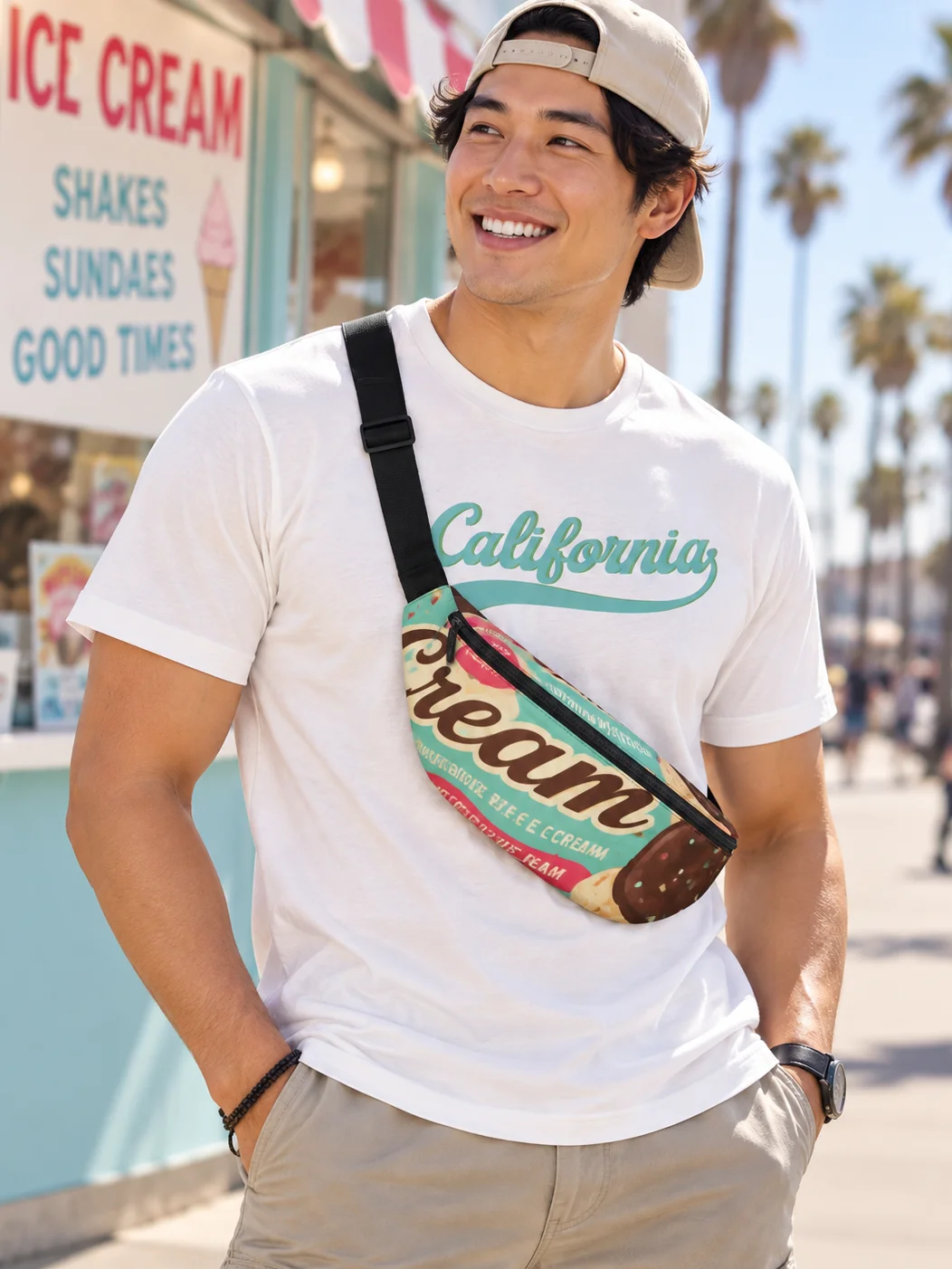 Retro Ice Cream Belt Bag product image (1)