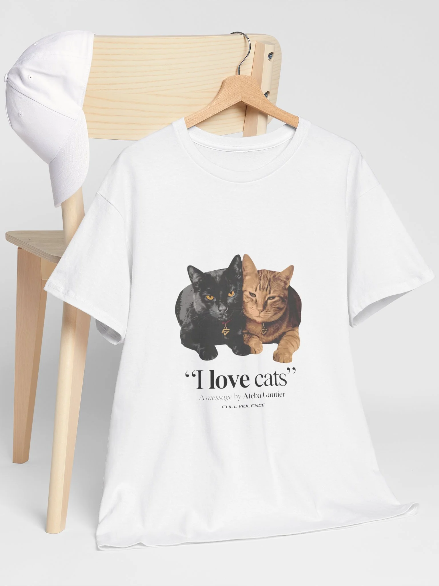 I Love Cats Ateba Gautier Oversized Shirt product image (135)