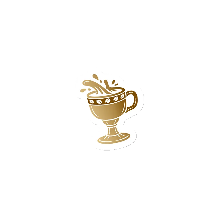 Chalice-Mug Splash Die-Cut Magnet (Brown) product image (1)
