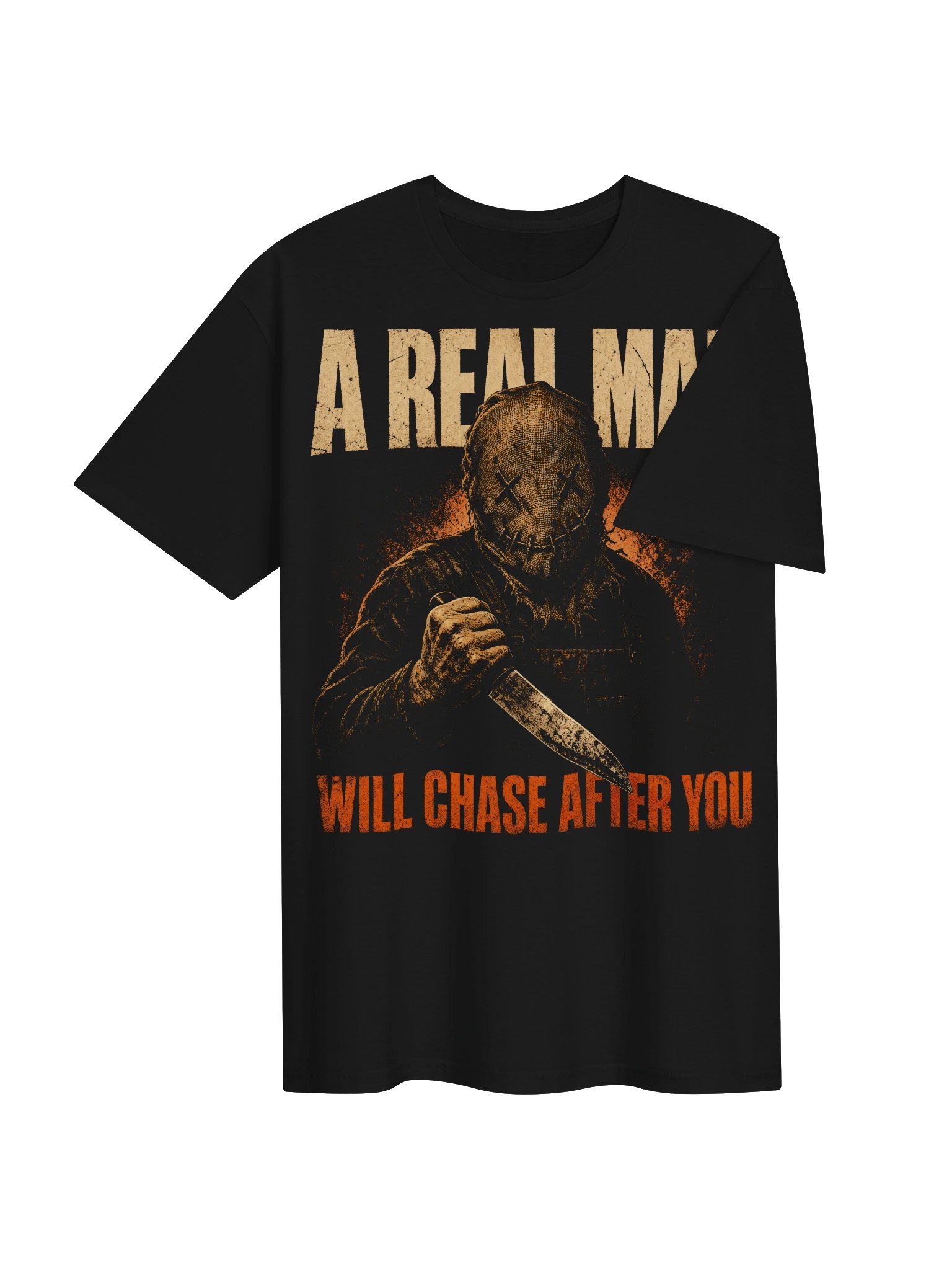 A Real Man Will Chase After You Funny Serial Killer T-Shirt product image (4)