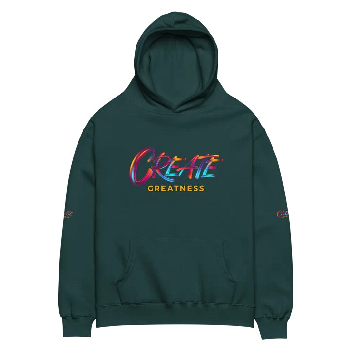 Create Greatness Unisex Oversized Hoodie product image (21)