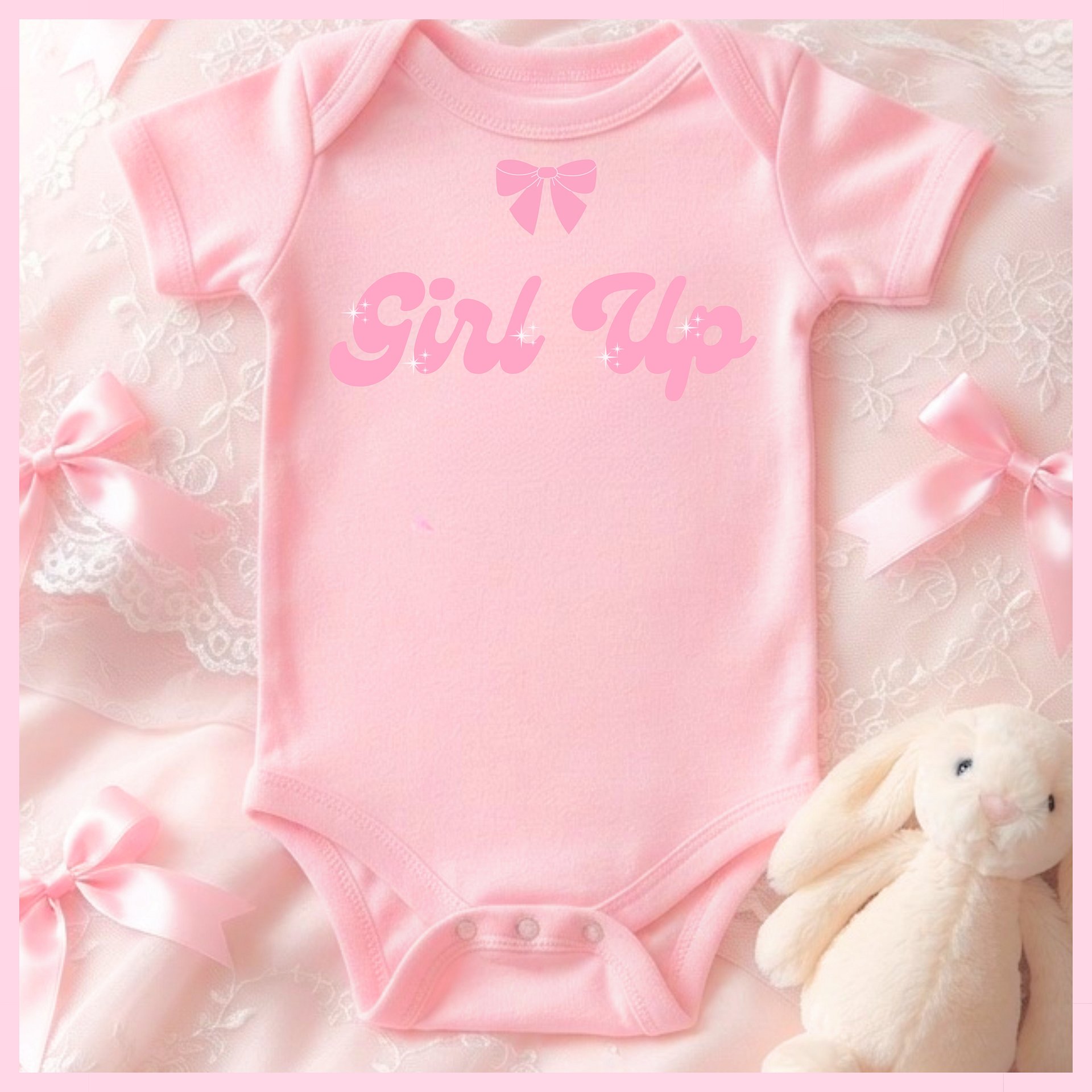 GIRL UP🩷Super Soft🪽Onesie🩷 product image (1)