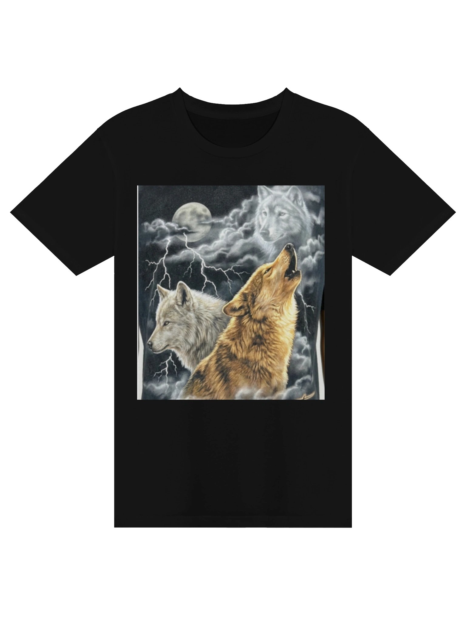 Copy of Howling Wolves T-Shirt | Wild Wolf Graphic Tee | Mountain Storm Shirt | Nature Lover Gift product image (1)
