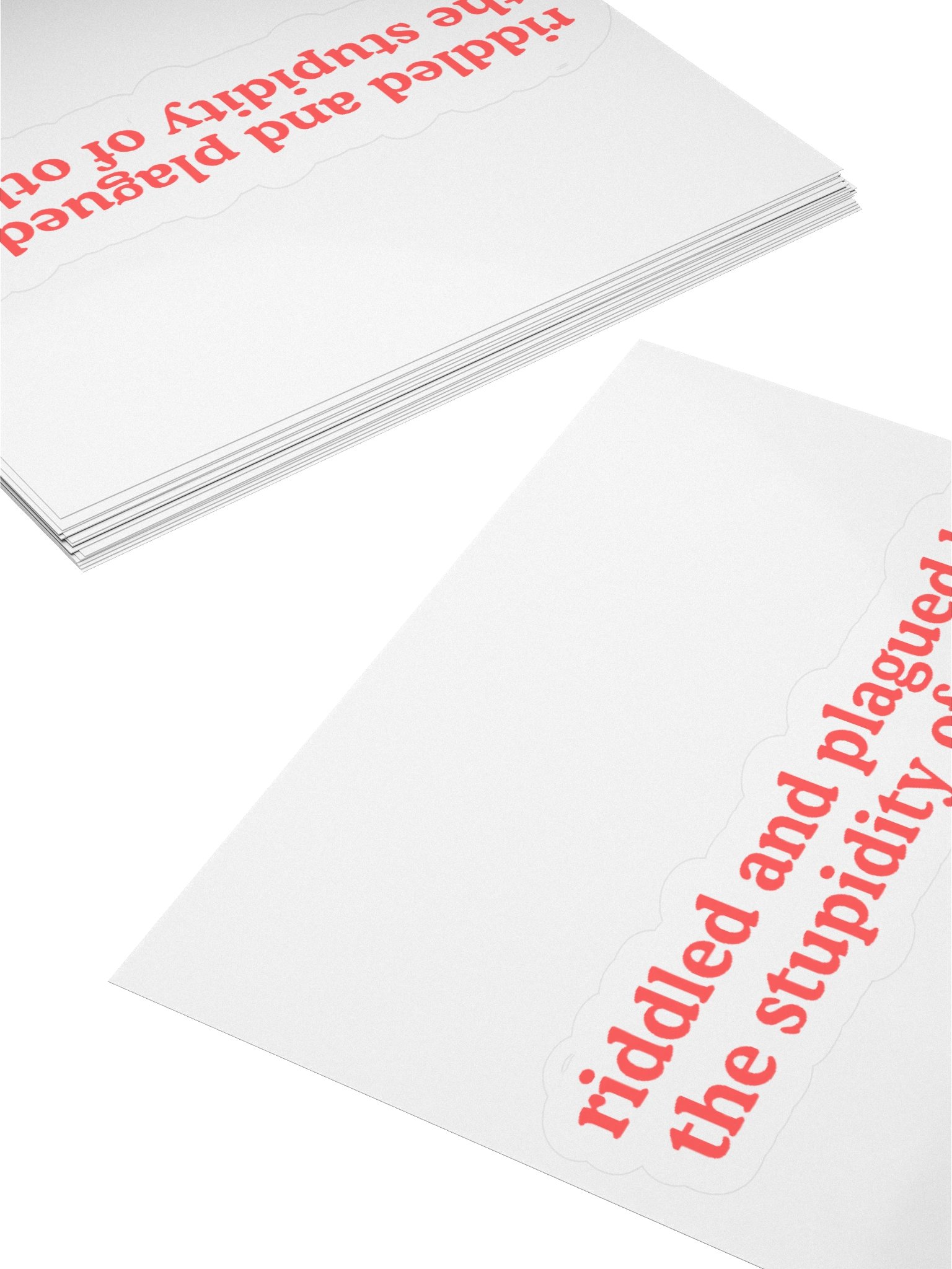 Stupidity Sticker product image (4)