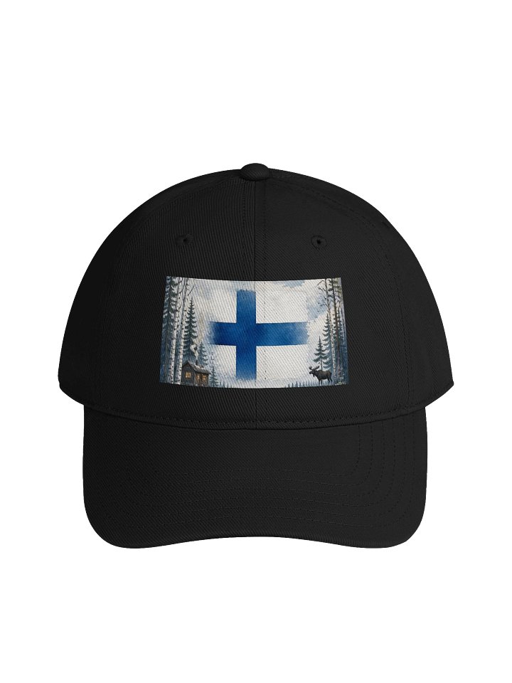 "Finland" Winter Flag Low Profile Cap product image (6)