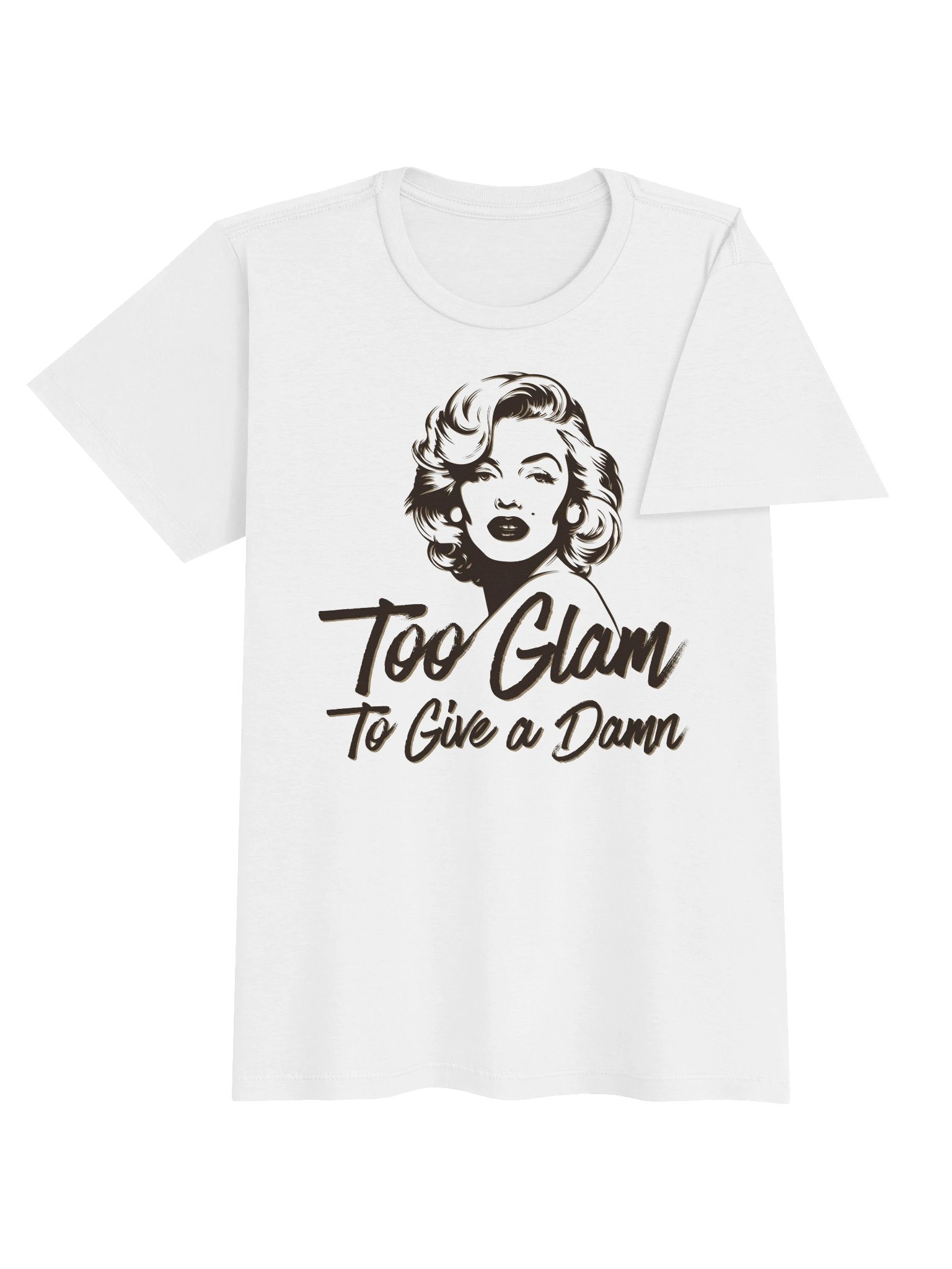 Too Glam To Give a Damn Women's T-Shirt product image (4)