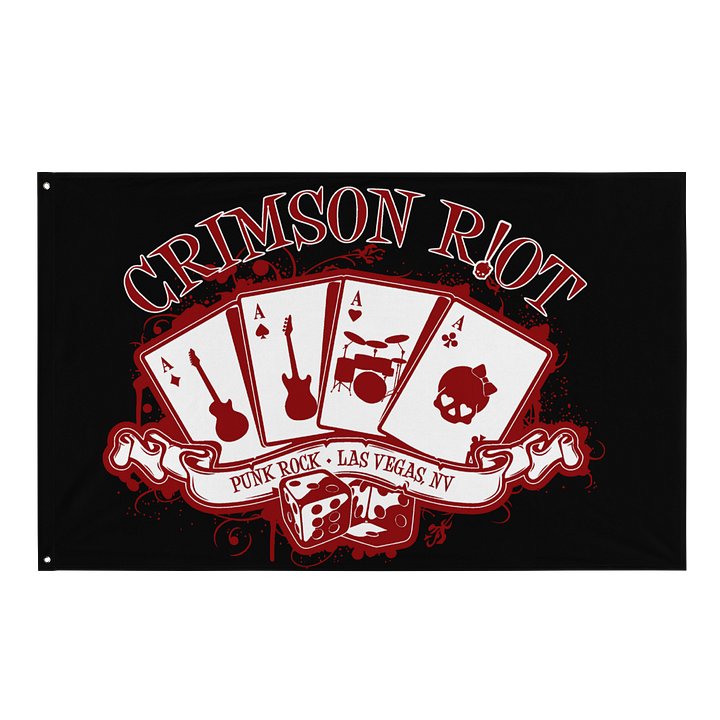 CRIMSON RIOT CARD FLAG product image (1)