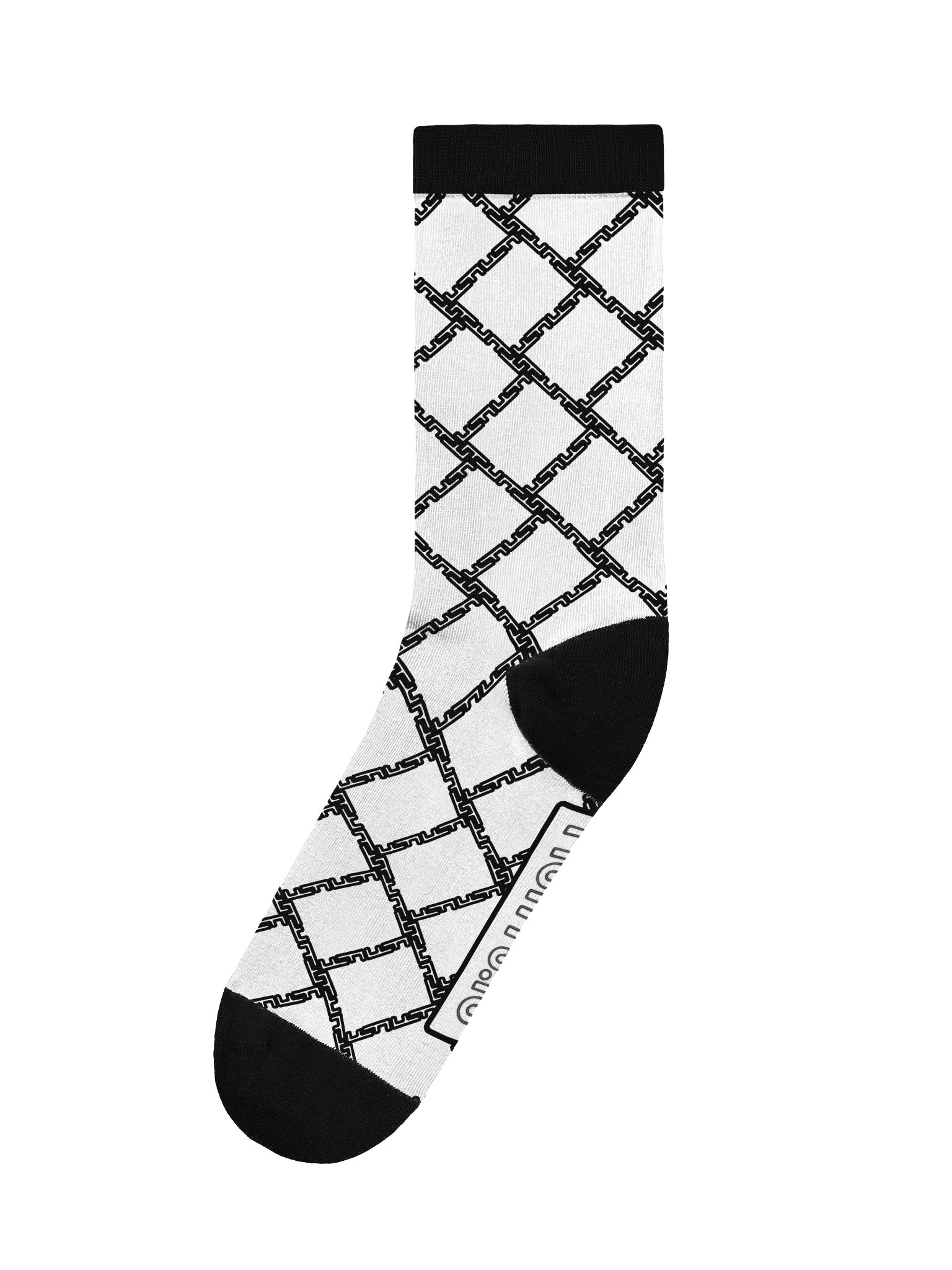 CHAINLINK Socks - White/Black product image (1)