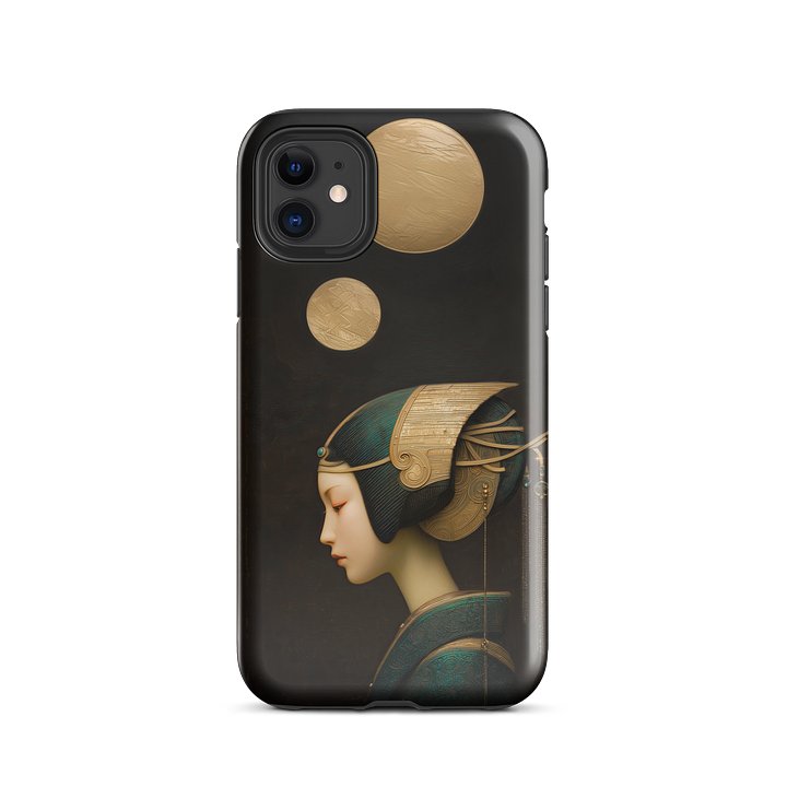 Celestial Jade Empress – Futuristic Oriental Portrait in Gold and Green product image (28)