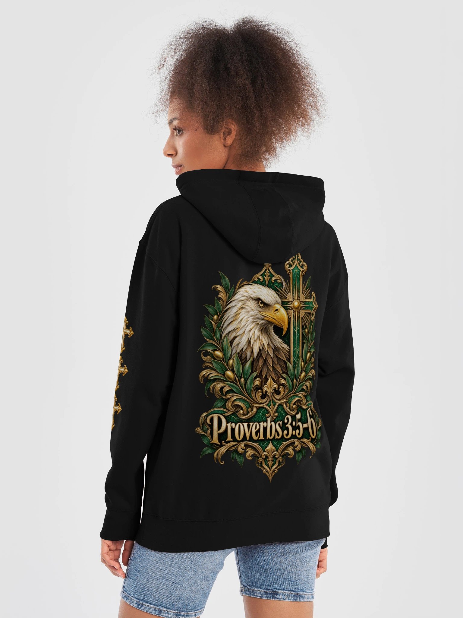 Trust Eagle Hoodie — Proverbs 3:5–6 product image (6)