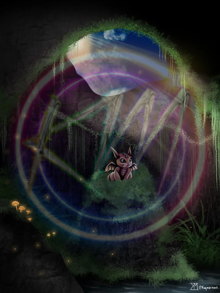 Littlest Dragon Digital Print product image (1)