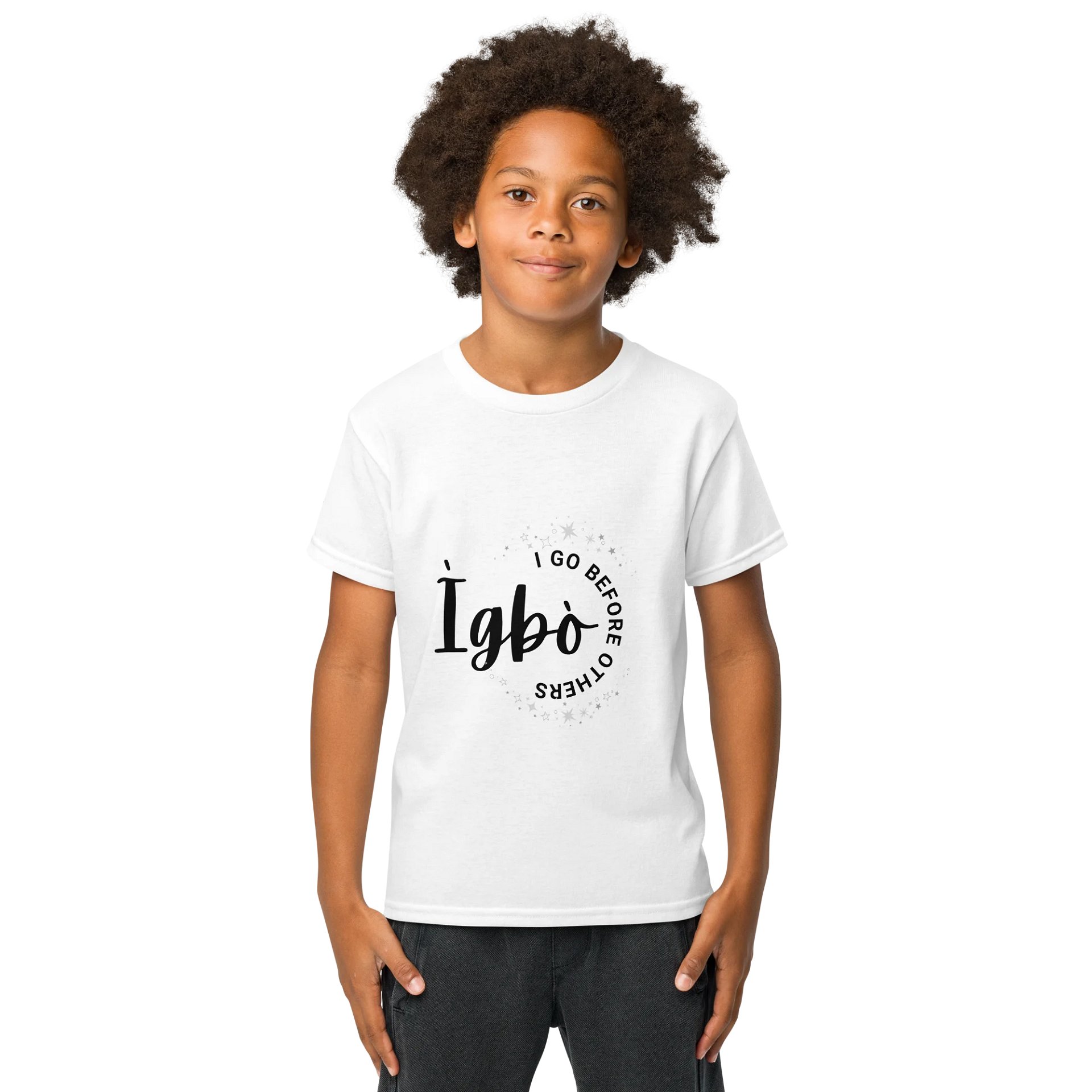I GO BEFORE OTHERS Youth Sports Light Tees product image (33)