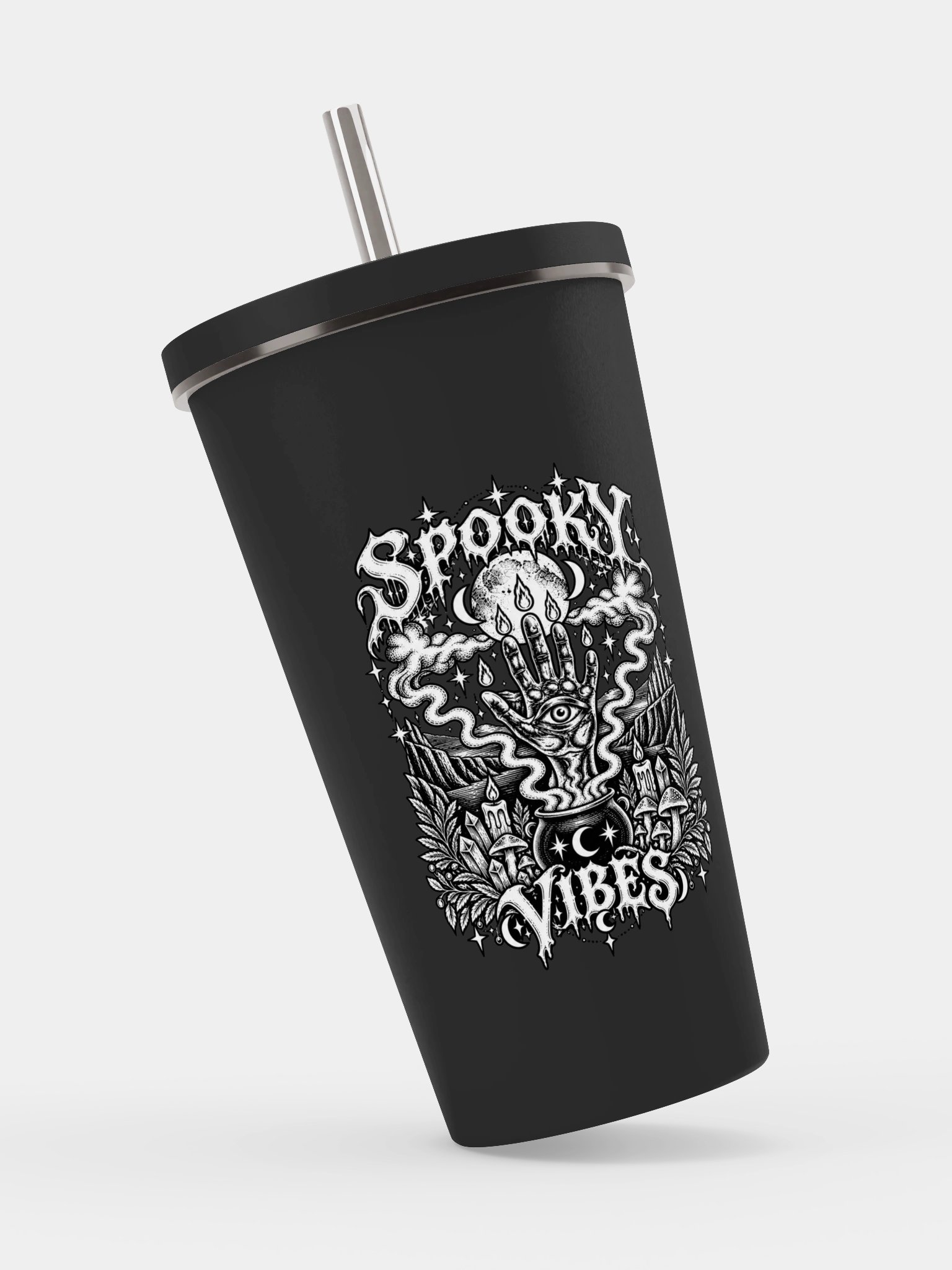 Spooky Vibes Zombie Gothic Tumbler product image (2)