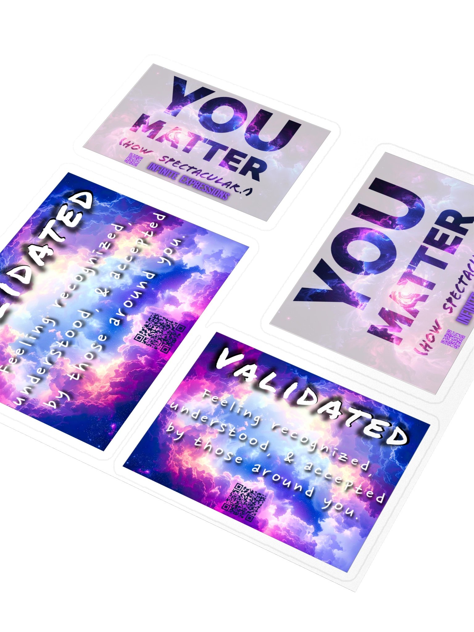 Validated & You Matter Sticker Pack product image (3)