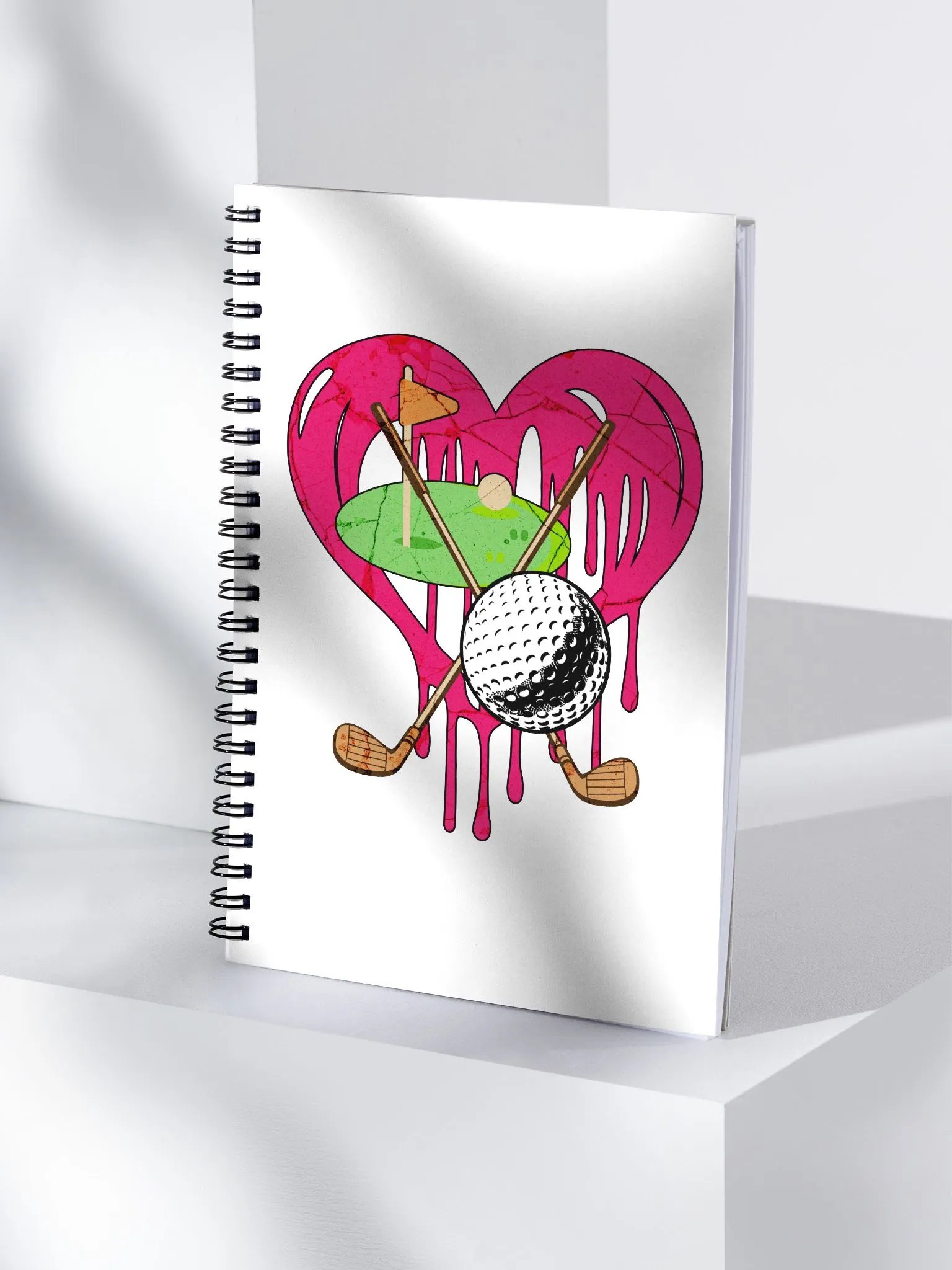 Heart Golf Dreams Notebook product image (3)