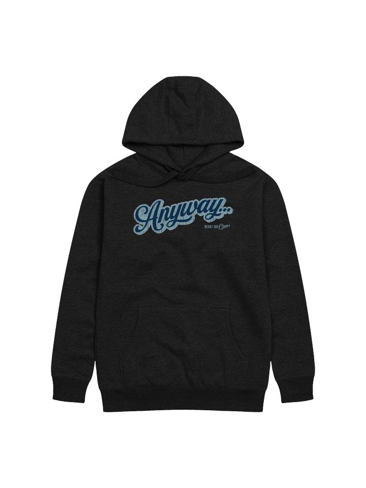 Anyway... Pull Over Hoodie (Blue on blue) product image (2)