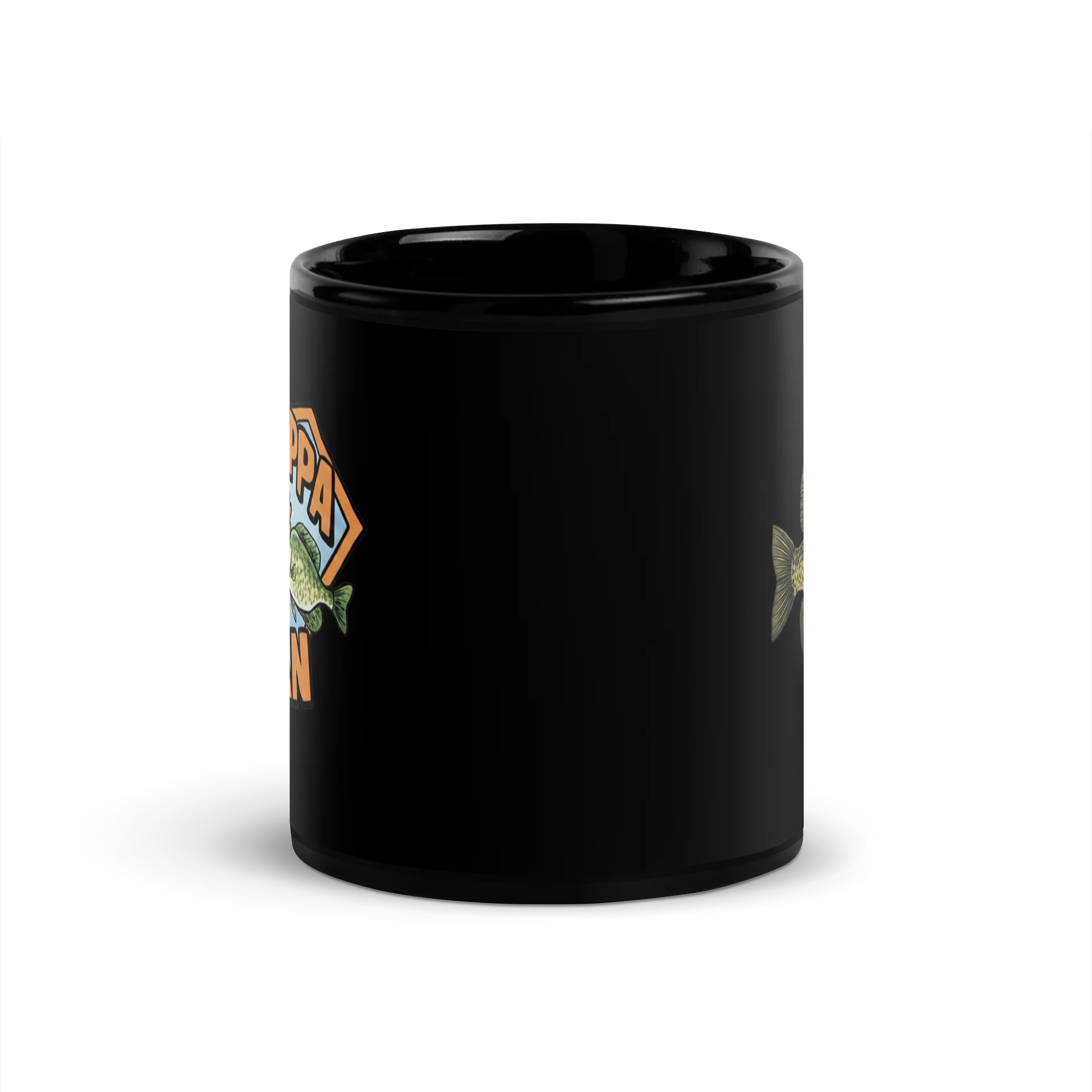 The Slappa Man Black Glossy Mug product image (4)