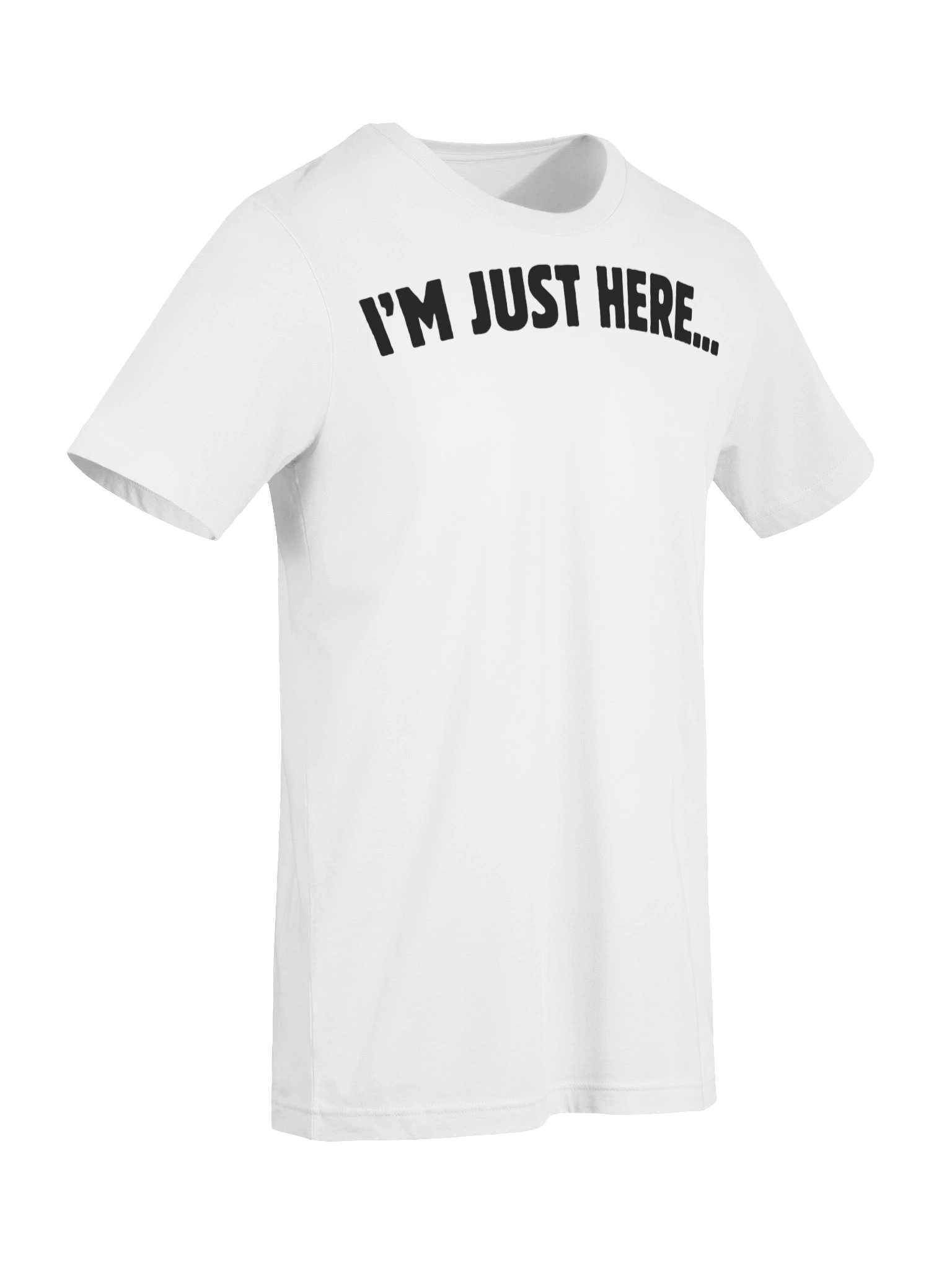 I'M JUST HERE Tee - White product image (9)