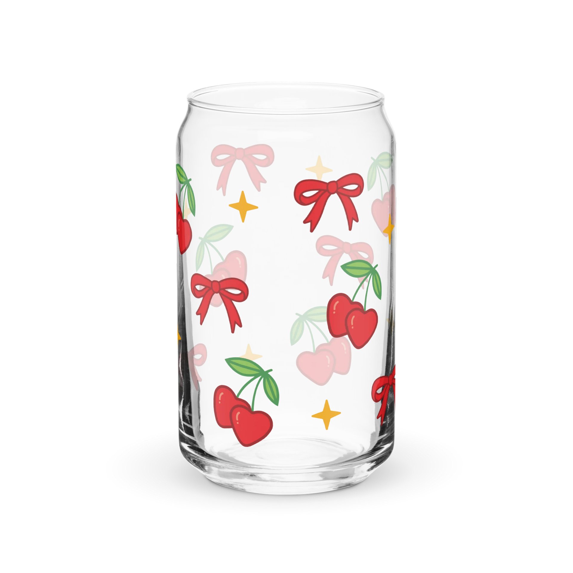 cherries n bows glass cup product image (4)