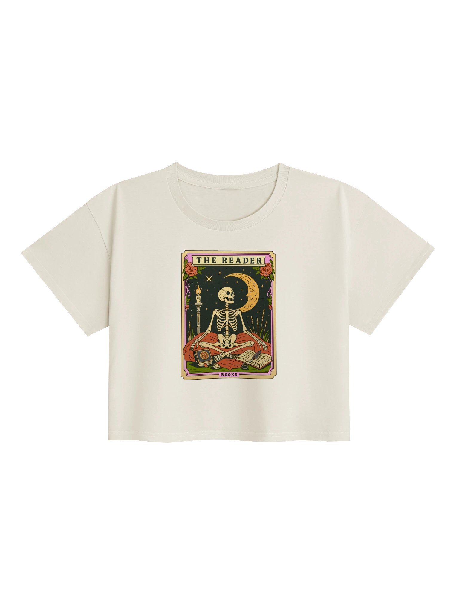 The Reader Crop Tee product image (22)