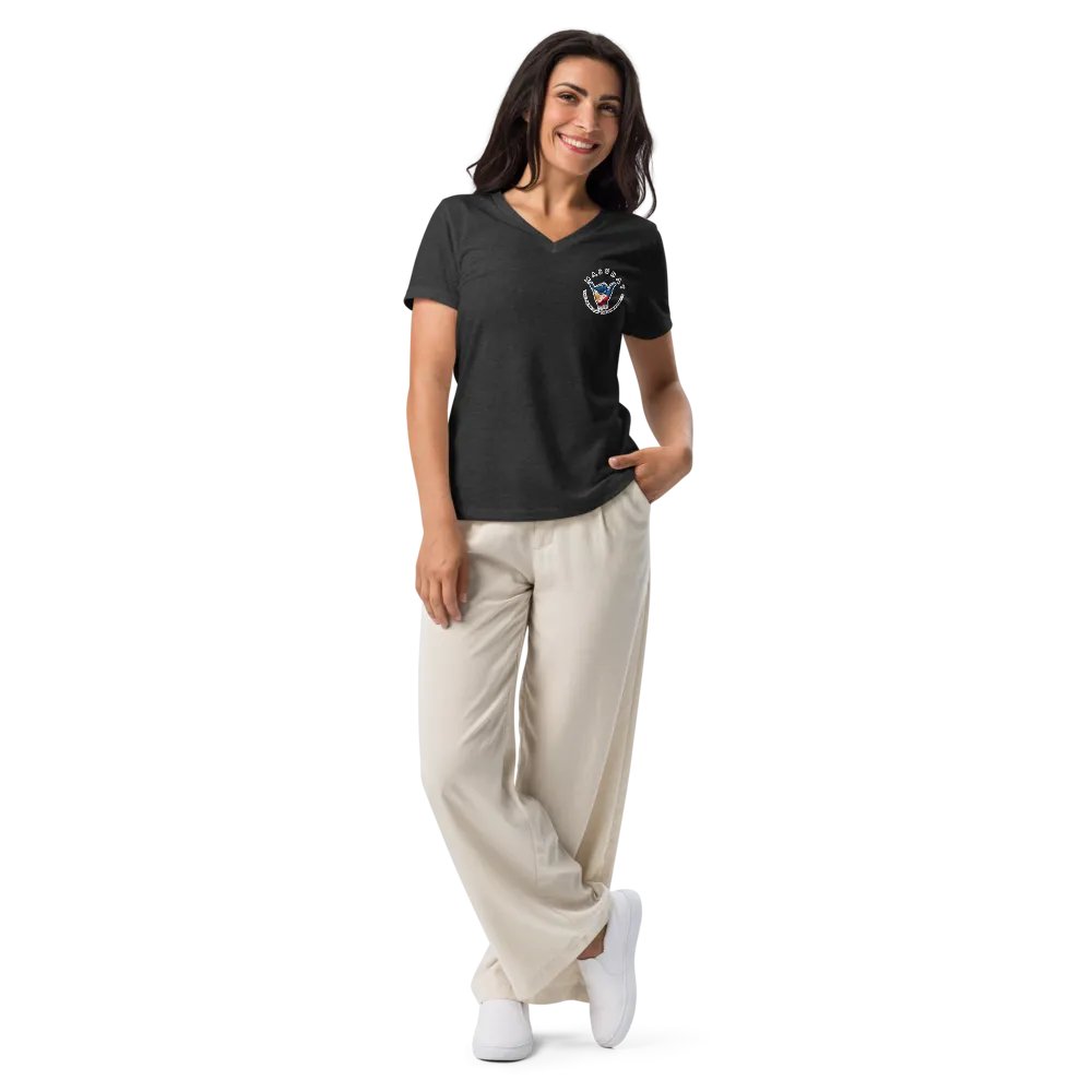 Women’s Relaxed V-Neck Tee - Mabuhay - The Aloha of the Philippines™